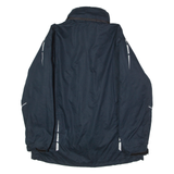 DICKIES 2 in 1 Mens Coat Blue Hooded M