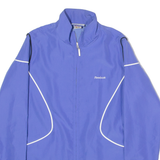 REEBOK Womens Windbreaker Jacket Purple UK 8