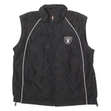 NFL Oakland Raiders Womens Windbreaker Gilet Black USA M