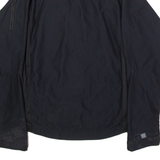ADIDAS Mens Jacket Black Nylon Striped L