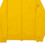 NAUTICA Mens Track Jacket Yellow Jersey S