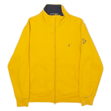 NAUTICA Mens Track Jacket Yellow Jersey S