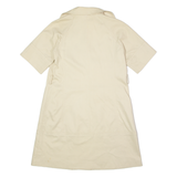 THEORY Womens Overcoat Jacket Beige Twill M