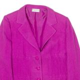 ALBANI Womens Blazer Jacket Pink Knit L