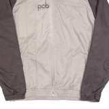 LE COQ SPORTIF Mens Track Jacket Brown 90s L