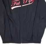 FAT PIPE Mesh Lined Mens Track Jacket Black M