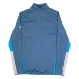 JACK WOLFSKIN Mens Track Jacket Blue Colourblock M