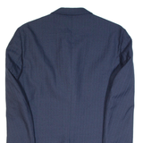 DICK Mens Blazer Jacket Blue 90s Striped L