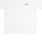 UMBRO Mens T-Shirt White V-Neck L