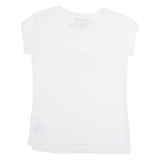 BARBOUR Womens T-Shirt White UK 8