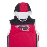 REBEL Team 75 Hooded Mens Jersey Red Sleeveless USA M
