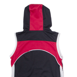 REBEL Team 75 Hooded Mens Jersey Red Sleeveless USA M