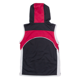 REBEL Team 75 Hooded Mens Jersey Red Sleeveless USA M