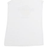 HARD ROCK CAFE Hamburg Womens Band Vest White Sleeveless S