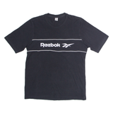 REEBOK Mens T-Shirt Black S