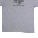 HARLEY DAVIDSON Mens T-Shirt Grey L