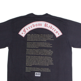 THAT DOG Freedom Riders Mens Biker T-Shirt Black XL