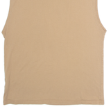 PUMA Mens T-Shirt Brown Sleeveless S