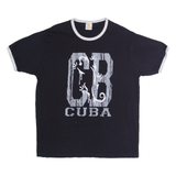 VALERIO Cuba Mens T-Shirt Black XL