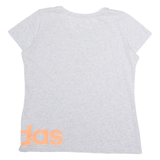 ADIDAS Womens T-Shirt Grey L