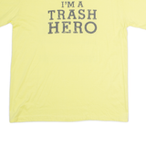 GILDAN Im A Trash Hero Mens T-Shirt Yellow XL