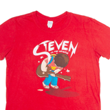 GILDAN Steven Vs The Universe Mens T-Shirt Red L
