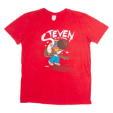 GILDAN Steven Vs The Universe Mens T-Shirt Red L
