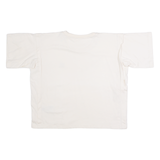 ADIDAS Womens T-Shirt Beige UK 12