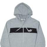 PUMA Mens Grey Hoodie Full Zip M