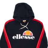 ELLESSE Cropped Womens Blue Hoodie UK 10