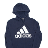 ADIDAS Mens Blue Hoodie S