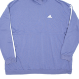 ADIDAS Womens Purple Hoodie M