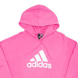 ADIDAS Cropped Womens Pink Hoodie XS