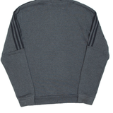 ADIDAS Mens Grey Hoodie Full Zip S