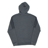ADIDAS Mens Grey Hoodie Full Zip S