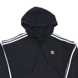 ADIDAS Cropped Womens Black Hoodie UK 6