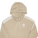 ADIDAS Womens Beige Hoodie UK 6