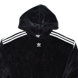 ADIDAS Womens Black Hoodie UK 8