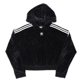 ADIDAS Womens Black Hoodie UK 8