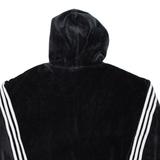 ADIDAS Womens Black Hoodie UK 8