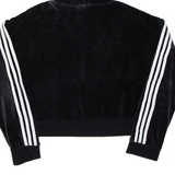 ADIDAS Womens Black Hoodie UK 8