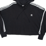 ADIDAS Womens Black Hoodie UK 16