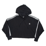 ADIDAS Womens Black Hoodie UK 16