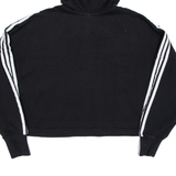 ADIDAS Womens Black Hoodie UK 16