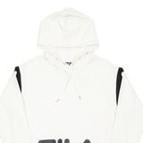 FILA Cropped Womens Beige Hoodie L