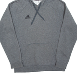 ADIDAS Mens Grey Hoodie M