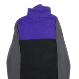 LAUREN RALPH LAUREN Womens Jumper Purple Roll Neck Tight Knit XL