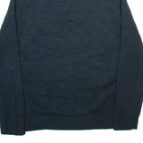 NAUTICA Mens Jumper Blue 1/4 Zip Tight Knit XL