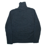NAUTICA Mens Jumper Blue 1/4 Zip Tight Knit XL
