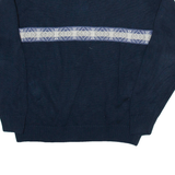 NAUTICA Mens Jumper Blue Tight Knit S